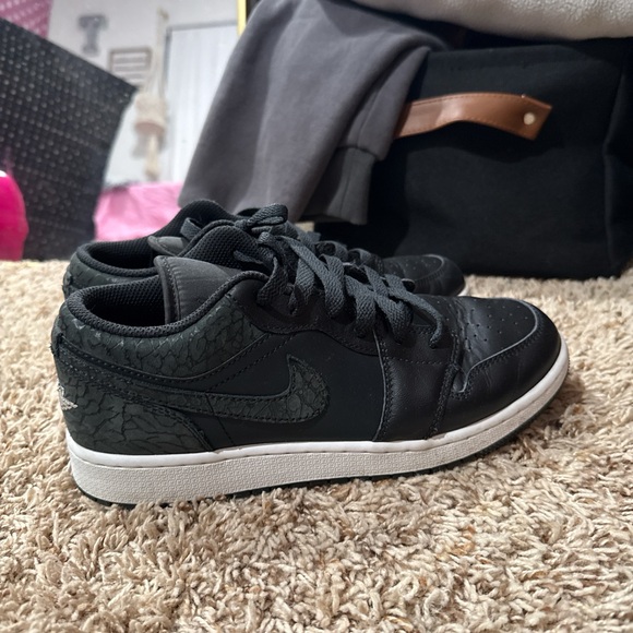 Jordan Kids Sneakers Black and Gray size 6.5 youth